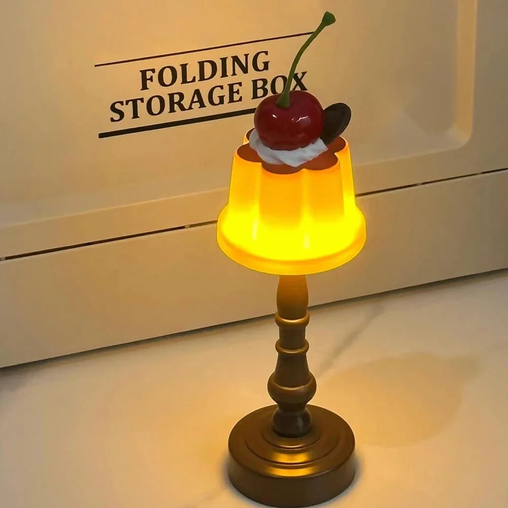 Retro Pudding Vorm Mini LED Bureaulamp Nachtlicht