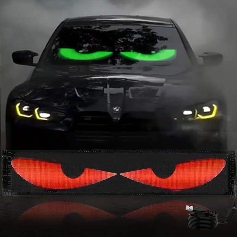 Programmeerbare LED matrix pixel paneel nachtlamp voor auto's