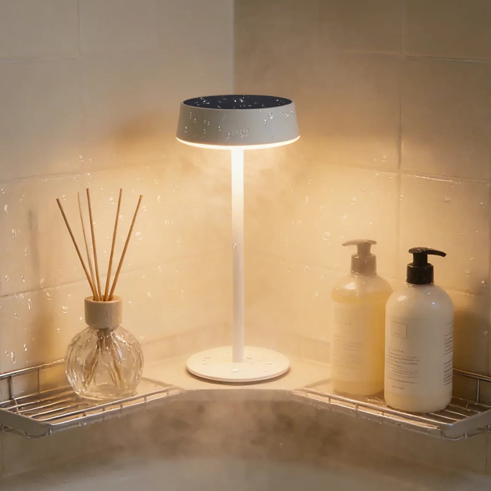 USB Type-C Waterproof Solar Powered Table Lamp