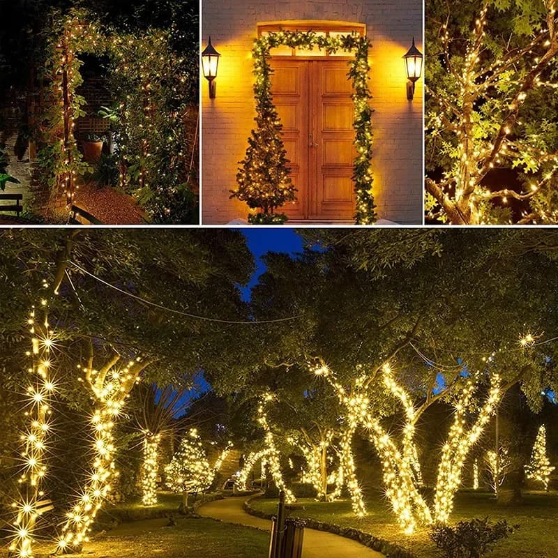 Solar LED-sterrenlichtsnoer, waterdicht