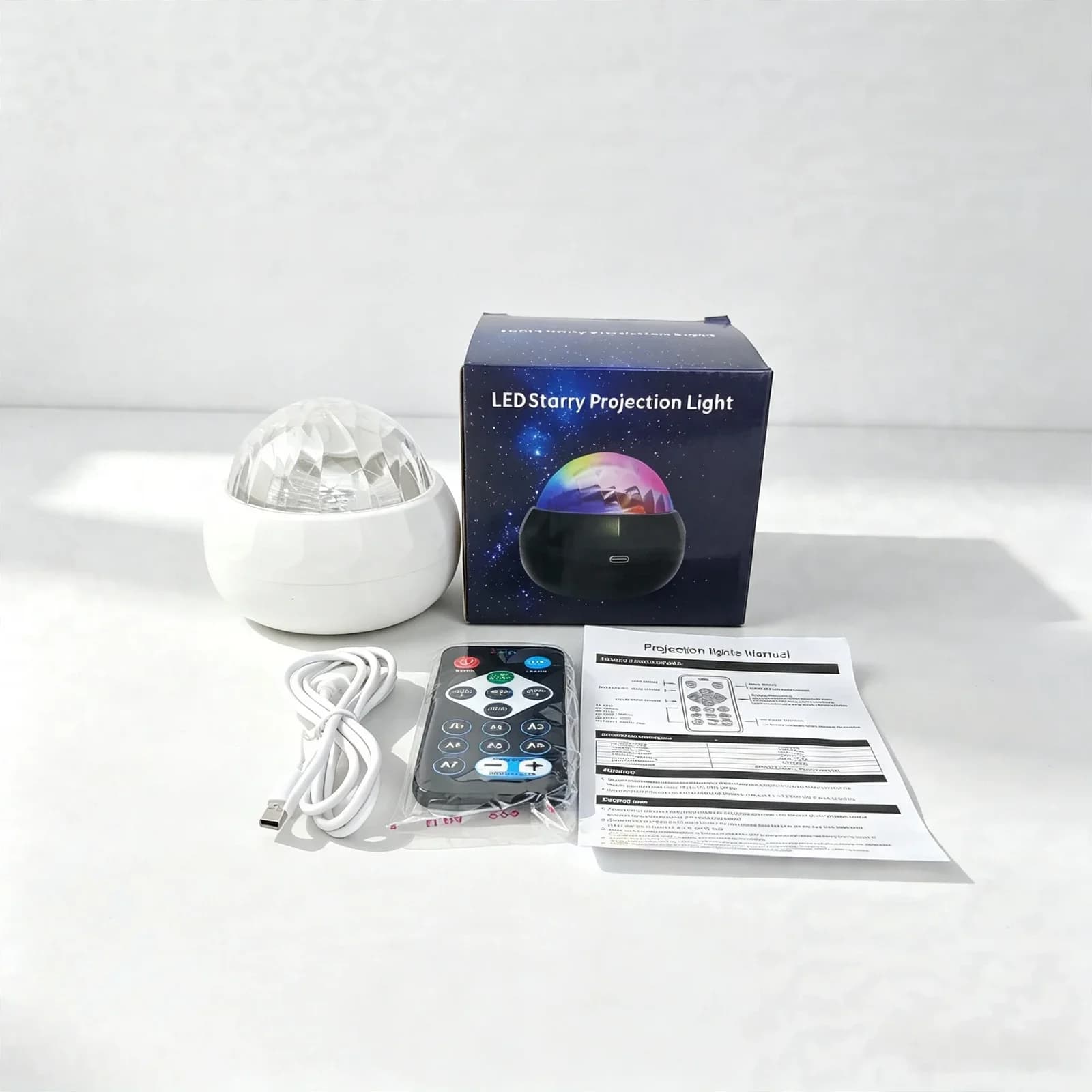USB UFO Aurora Projector Nachtlampje, Multicolor Sfeer