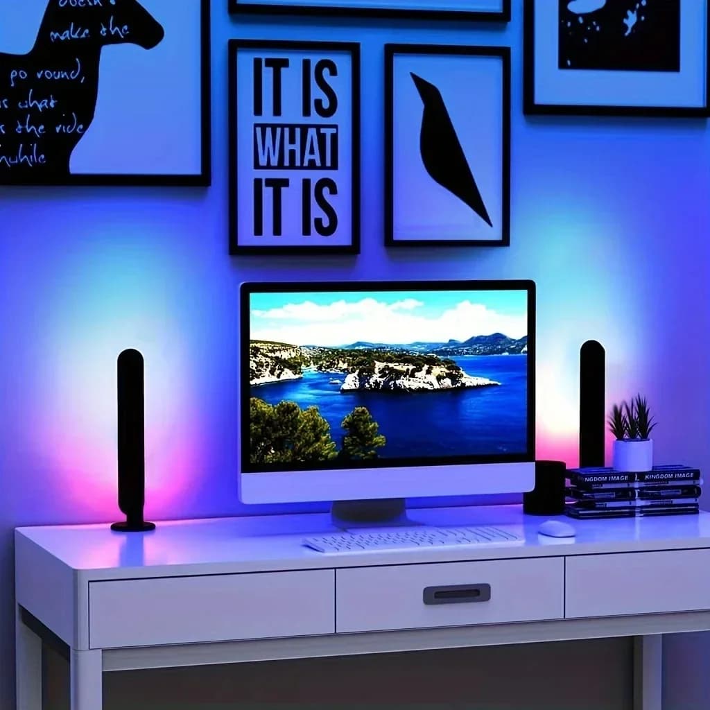 Oplaadbare USB RGB-lichtbalk met muzieksynchronisatie