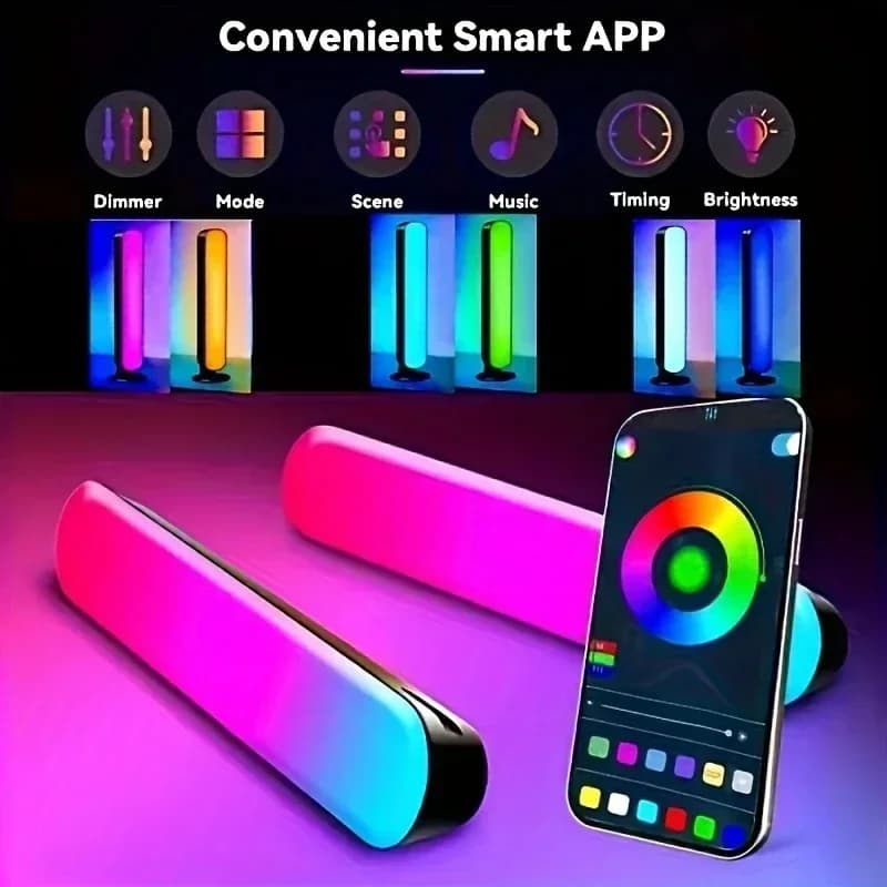 USB kleurreagerende slimme muziek ritme lichtbalk